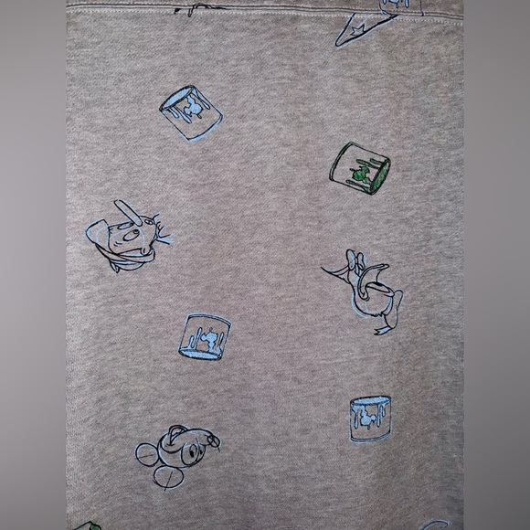 Disney Parks Mickey & Friends Pullover Disney Ink & Paint Adult M NWT Gray LS - Picture 2 of 6